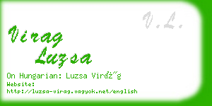 virag luzsa business card